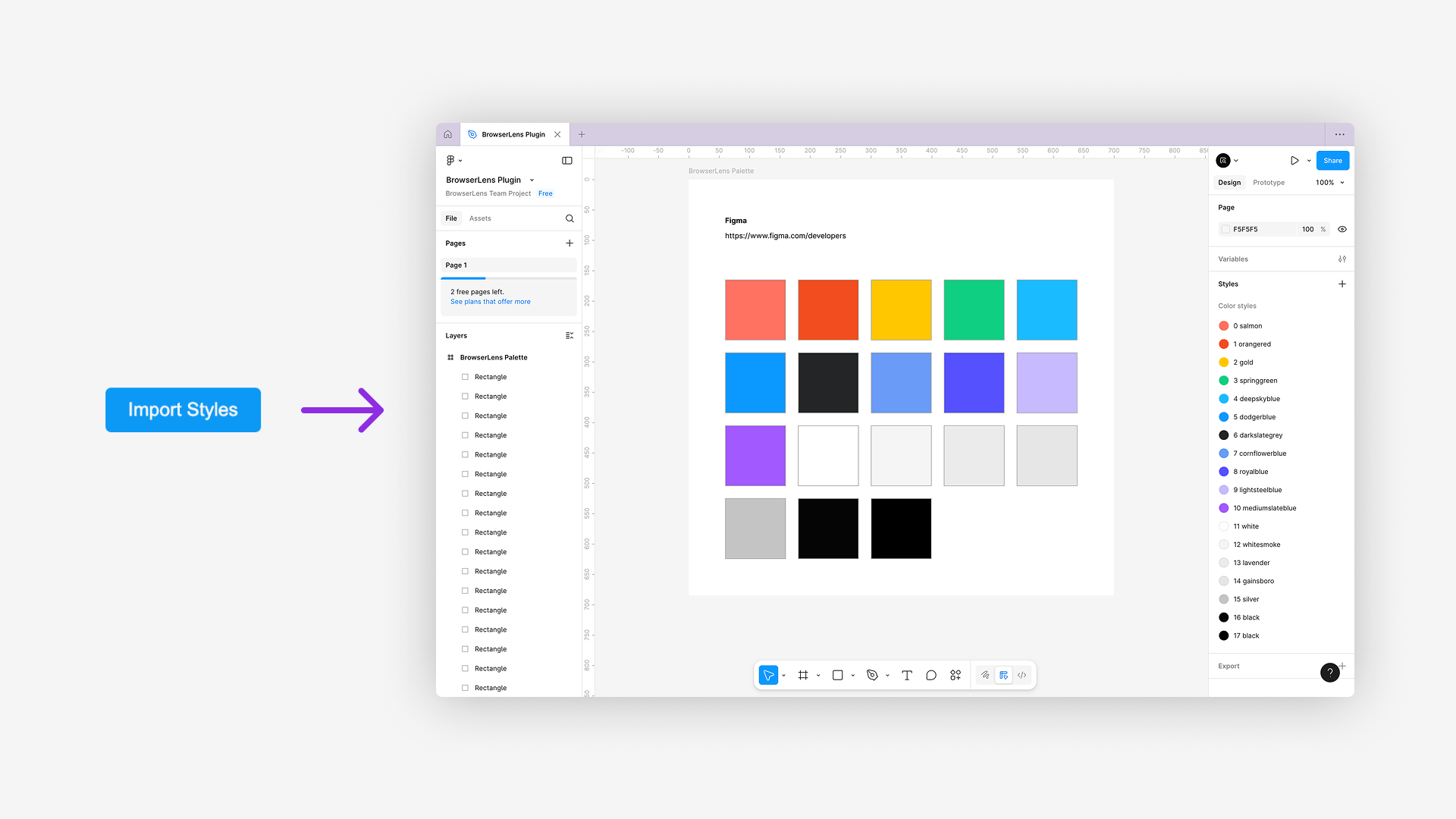 Export Action Tab